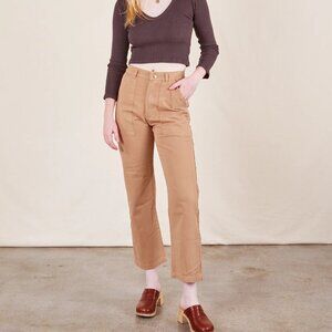 Big Bud Press Unisex Work Pants in Tan Size XXS